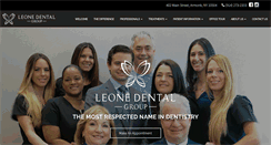 Desktop Screenshot of leonedentalgroup.com